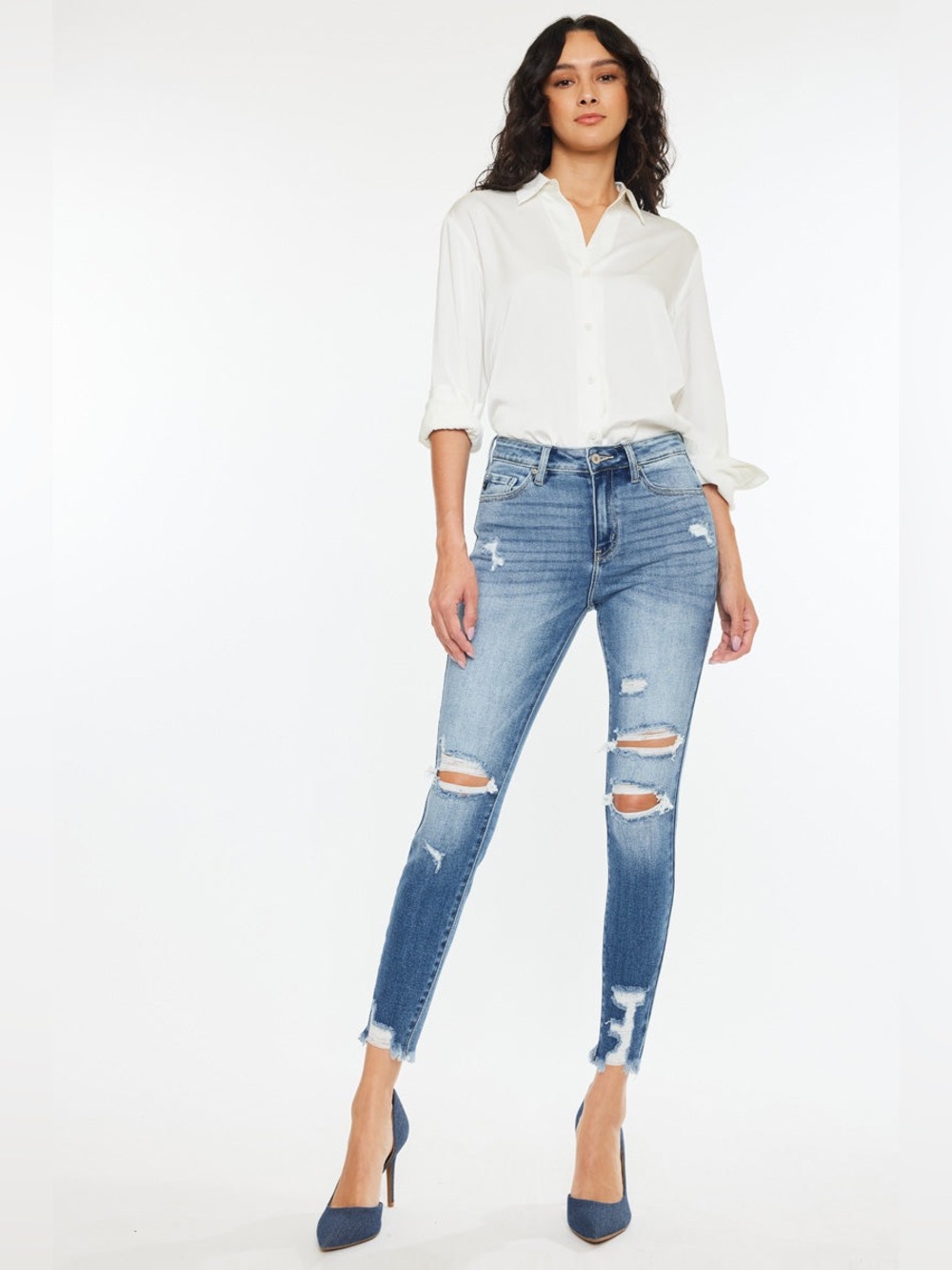 Kaden High Rise Ankle Skinny like new